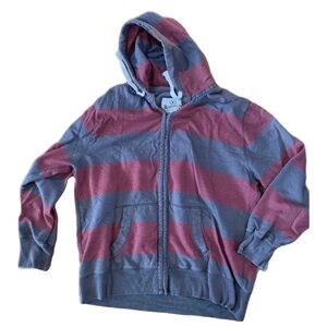 Roebuck&Co Men’s Warm Striped Hoodie 2XL